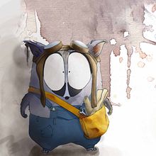 Sebastian el Lemur . Projekt z dziedziny Projektowanie postaci, Trad, c, jna ilustracja, Ilustracja c i frowa użytkownika Cristiana Baldetti - 09.05.2018