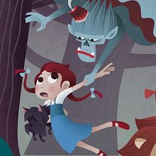 The Wizard of Oz Ein Projekt aus dem Bereich Traditionelle Illustration, Vektorillustration, Bleistiftzeichnung, Zeichnung und Digitale Illustration von Ángel Svoboda - 09.05.2018