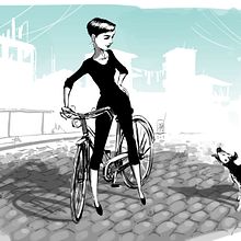The audrey meeting. Un progetto di Fumetto, Illustrazione tradizionale, Stor e board di Josep Giró - 19.04.2018