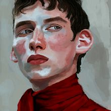 Tancrede Scalabre's Portrait/ Boycott Features Gucci Fato. Un proyecto de Ilustración tradicional e Ilustración digital de Ana Patricia Arceo Salas - 14.05.2018