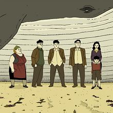 Redes asulagada Ein Projekt aus dem Bereich Bildende Künste, Comic, Zeichnung, Bleistiftzeichnung, Design von Figuren, Traditionelle Illustration, Digitale Illustration und Malerei von Miguel Cuba Taboada - 15.04.2016
