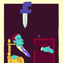 Mark Zuckerberg. Traditional illustration project by Dani Maiz - 05.16.2018