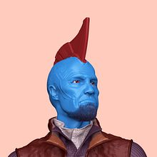 Proyecto Final: Modelado de personajes en 3D. Un projet de 3D, Conception de personnages, Modélisation 3D , et Retouche photographique de Harry Sequini - 16.05.2018