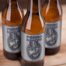 Etiqueta para la marca ficticia de cerveza "Perro Beerde". . Digital Illustration project by David Soria - 05.16.2018
