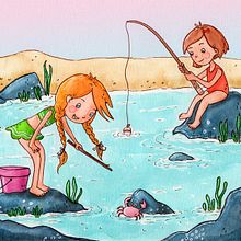 El cangrejo . Un progetto di Illustrazione tradizionale di Lidia Terol - 17.05.2018