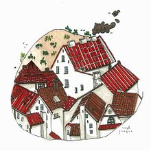 a r q u i t e c t u r a . Architecture, Fine Arts, and Traditional illustration project by Ana Gil - 05.17.2018