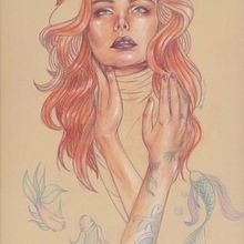 Mi Proyecto del curso: Ilustración con pastel y lápices de colores. Un proyecto de Bellas Artes, Dibujo, Ilustración tradicional y Pintura de Carolina Gabaldón - 17.05.2018