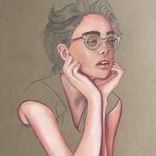 Mi Proyecto del curso: Ilustración con pastel y lápices de colores. Traditional illustration project by Fernanda - 07.04.2018