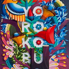 YOROKOBU APRIL 2017 COVER. Arts, Crafts, Art Direction, Traditional illustration, and Paper Craft project by Dani de Julio - 03.30.2017