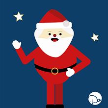 Papá Noel Animado!. Un proyecto de Animación, Animación 2D y Animación de personajes de Denisse Colella - 03.01.2019