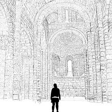 Boceto Proyecto Fromista Cluny UCM+Junta Castilla León+Gobierno francés. Drawing, Traditional illustration, and Digital Illustration project by Aitor Ruiz de Gordejuela Ruiz - 05.21.2018