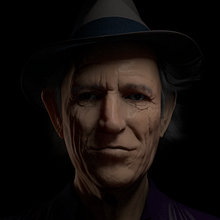 KEITH. 3D, Art Direction, Sculpture, and 3D Modeling project by Dani de Julio - 04.19.2018