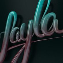 LAYLA. 3D, Art Direction, Graphic Design, Lettering, and 3D Modeling project by Dani de Julio - 03.15.2018