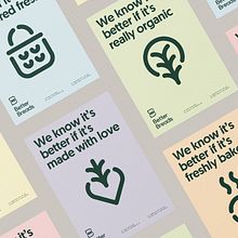 Better Breads. Un proyecto de Br, ing e Identidad, Consultoría creativa, Dirección de arte, Diseño gráfico, Packaging y Publicidad de Diferente - 23.05.2018