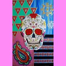 Xantolo. Arts, Crafts, Creativit, and Painting project by Irene Moya López - 05.23.2018