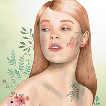 Retrato ilustrado en acuarela. Un proyecto de Ilustración tradicional de Beatriz Contera Marco - 24.05.2018