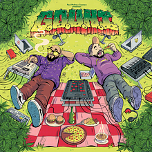 GOUNI - Portada para single GUANACO MC y Raúl Molina. Artistic Drawing, Character Design, Traditional illustration, and Digital Illustration project by Paintr Alm - 05.07.2020