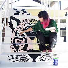 II Gradas Feminizarte. Street Art, Design, Traditional illustration, and Painting project by Rebeca Zarza - 05.25.2018