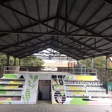 Feminizarte encuentro comunitario. Street Art, Design, Traditional illustration, and Painting project by Rebeca Zarza - 05.25.2018