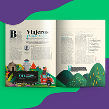 REVISTA SEMANA / INFRAESTRUCTURA. Traditional illustration project by Jhonny Núñez - 05.25.2018