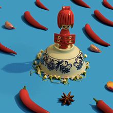The Power Of The Ramen Girl . Animation, Art Direction, Photograph, Stop Motion, Photograph, and Post-production project by Brenda Ranieri - 05.25.2018