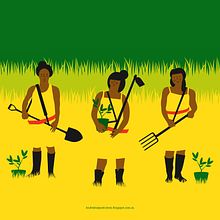 agroguerrilla. Un progetto di Design editoriale, Graphic design e Illustrazione tradizionale di andrea lópez - 25.05.2018