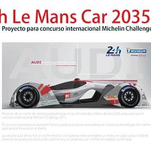 Coche de carreras para las 24 horas de Le Mans año 2035. Concurso Michelin Challenge 2017.. Projekt z dziedziny Projektowanie motor, zac, jne, Projektowanie produktowe, Wzornictwo przem, słowe i  Modelowanie 3D użytkownika David Fernández - 26.05.2016