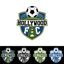 HOLLYWOOD FC LOGOTYPE COLOR 2018 Ein Projekt aus dem Bereich Design, Logodesign, Verlagsdesign und Werbung von YHWH EDICIONES - 26.05.2018