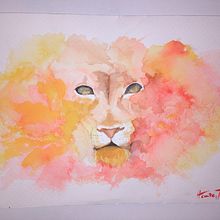 KING. Fine Arts, Drawing, and Watercolor Painting project by Hamza Jiah - 05.26.2018