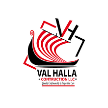 Vall Halla Construction LLC,  LOGTYPE COLOR. Design, Logo Design, Editorial Design, and Advertising project by YHWH EDICIONES - 05.26.2018