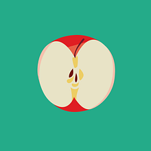 Manzanas. Ilustração digital e Ilustração vetorial projeto de Micael Lopes - 27.05.2018