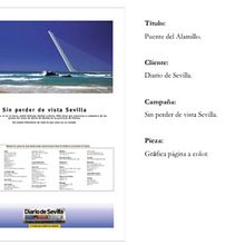 Diario de Sevilla . % Salvador Durbán Acién tarafından hazırlanan Metin, azarlığı, Ve Yaratıcılık projesi - 05.28.2018