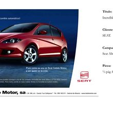 SEAT . % Salvador Durbán Acién tarafından hazırlanan Metin, azarlığı, Ve Yaratıcılık projesi - 05.28.2018