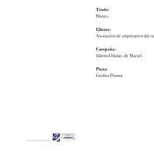 Asociación empresarios del mármol . % Salvador Durbán Acién tarafından hazırlanan Metin, azarlığı, Ve Yaratıcılık projesi - 05.28.2018
