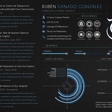 CURRICULUM. Un proyecto de Diseño editorial y Diseño gráfico de Rubén Ganado González - 29.05.2018