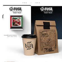 Fósil Café . Br, ing, Identit, Art Direction, Design, Traditional illustration, Graphic Design, Interactive Design, Packaging, and Calligraph project by Lalo V. Galvan - 05.29.2018