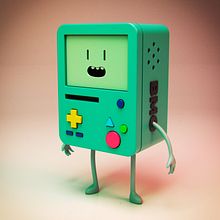 Personajes de Hora de Aventura. 3D, Character Design, Traditional illustration, and Digital Illustration project by Sergio Casado González - 05.29.2018