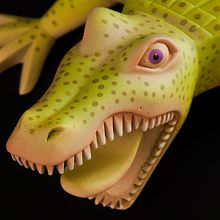Cocodrilo. Un progetto di Belle arti, Character design, Product design, Scultura, Illustrazione tradizionale e Pittura di Mitote Rodela - 30.05.2018