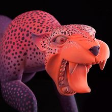 Jaguar Oaxaca. Un progetto di Belle arti, Character design, Product design, Scultura, Illustrazione tradizionale e Pittura di Mitote Rodela - 30.05.2018
