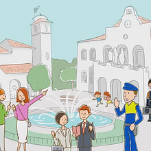 Vídeo Marca Territorio - Ayuntamiento de Villanueva de la Cañada. Un proyecto de Diseño gráfico, Ilustración tradicional y Vídeo de DCI Punto y Coma - 30.05.2018