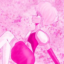 Pink Diamond (Fanart. Steven Universe). Een project van Traditionele illustratie van Luigina Lamanna - 15.05.2018