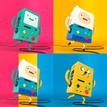 Adventure Time BMO. 3D, 3D Animation, and Character Animation project by Marc Alonso Fernandez - 05.31.2018