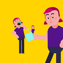 Animación - Proyecto curso Animación y diseño de personajes en After Effects. Un proyecto de Animación, Animación 2D, Animación de personajes, Diseño de personajes e Ilustración vectorial de Florencia Reyes Gallardo - 01.06.2018