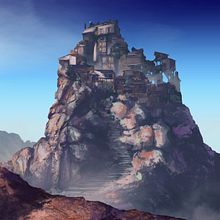 Las ruinas de Tolonte. Art Direction, Traditional illustration, and Digital Illustration project by Rubén Pérez - 06.05.2018