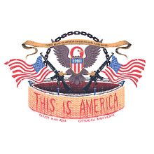 This is America. Graphic Design, Traditional illustration, and Lettering project by Buba Viedma - 06.01.2018