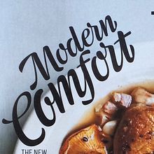 Modern Comfort. Lettering project by Miguel Reyes - 06.05.2018