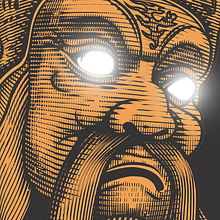 Warrior Samurai illustration . 2D Animation, Street Art, Drawing, Design, Fashion Design, Character Design, Graphic Design, Web Design, Traditional illustration, Digital Illustration, Vector Illustration, Social Media, and Stop Motion project by Marco Boetti - 06.05.2018