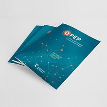 Disseny Imatge gràfica i díptic OPEP . Un progetto di Design di estudi_anecta - 05.06.2018