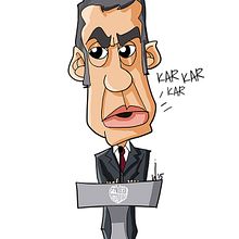 Varias caricaturas 2015. Character Design project by Unai Gaztelumendi - 12.30.2015