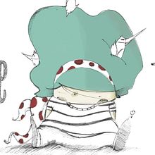 Coffee time. Un projet de B, e dessinée, Créativité, Dessin, Dessin au cra, on, Design  , et Conception de personnages de Pere Peña RIbas - 06.06.2018